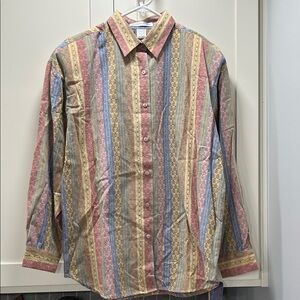 Maggie and Max Multicolor ladies Striped Blouse.